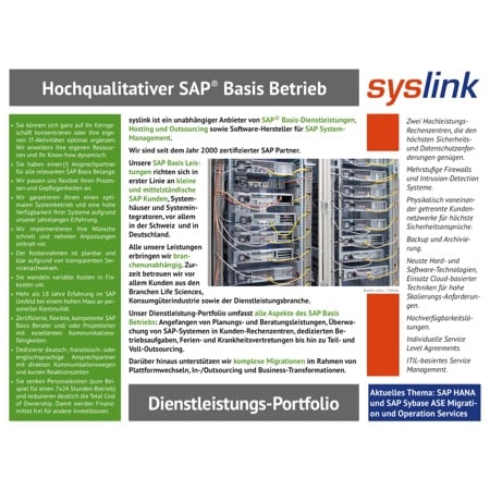 SAP Basis Portfolio